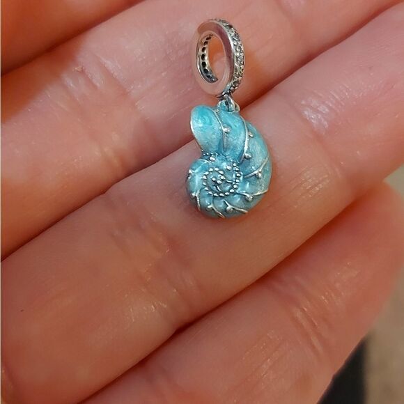 925 Silver Seashell Nautical Charm - Picture 6 of 13